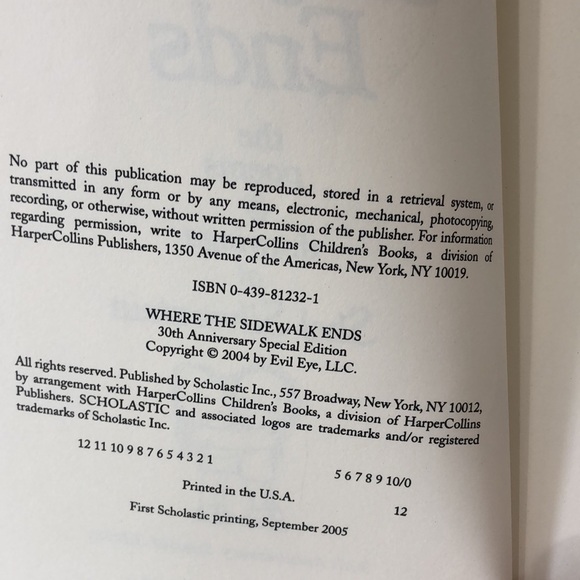 Shel Silverstein
Where The Sidewalk Ends 30th Anniversary Edition - Picture 4 of 6
